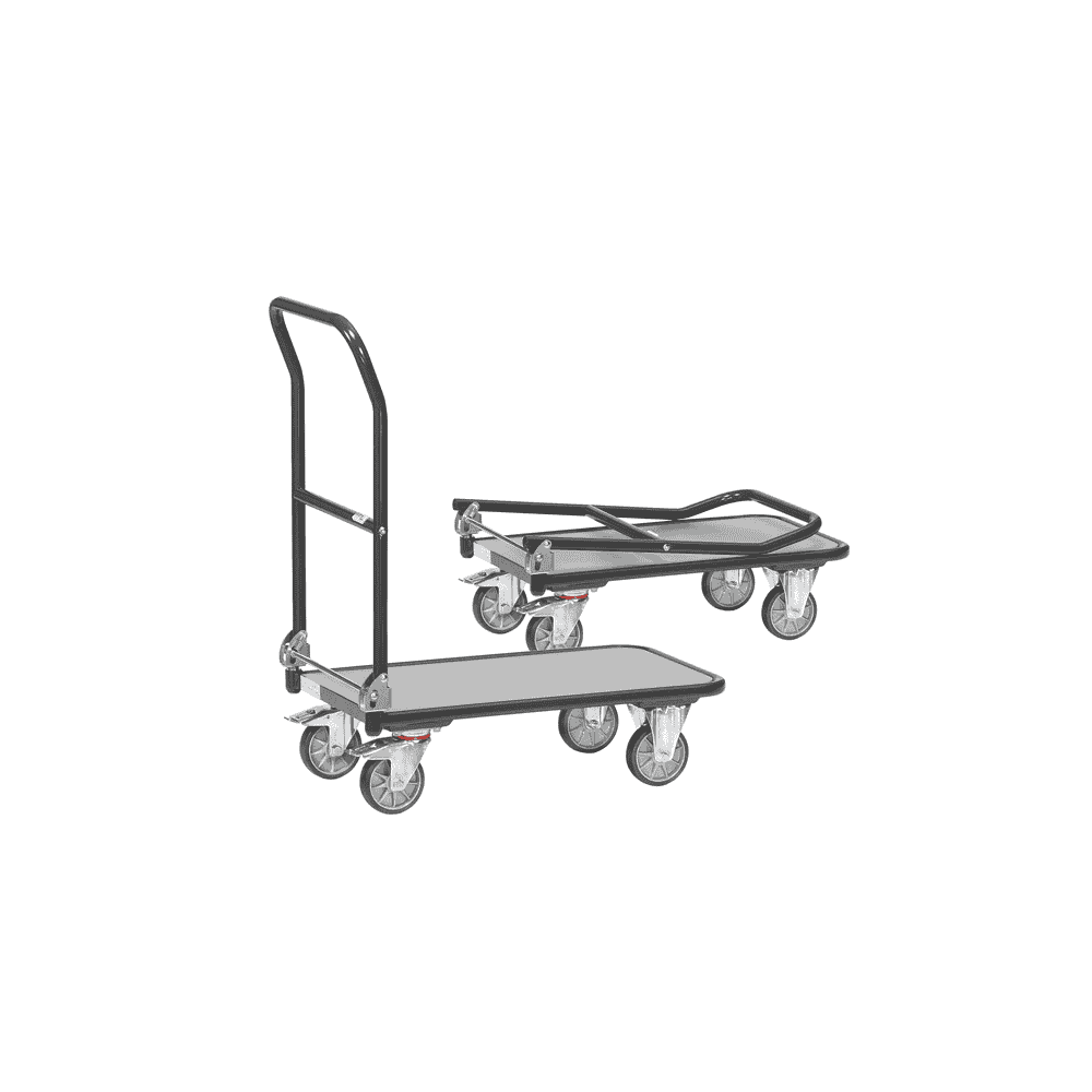 Chariot de transport pliable | charge utile 250 kg | différentes tailles de plate-forme