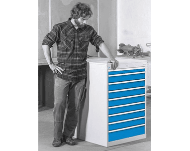Bedrunka+Hirth Armoire à tiroirs, profondeur 736 mm, R 18-24, nombre de tiroirs 4