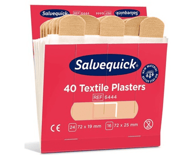 Pansements textiles, Salvequick 6444, paquet de 6 x 40 pièces