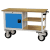 Bedrunka+Hirth Mobile Werkbank mit 1 Flügeltür, R 18-24, BxTxH 1200 x 540 x 820 mm