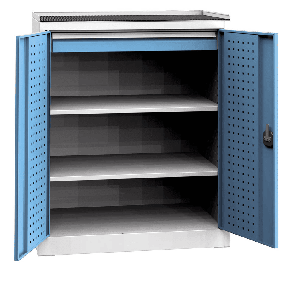 Werkstattschrank universal mit Arbeitsfläche