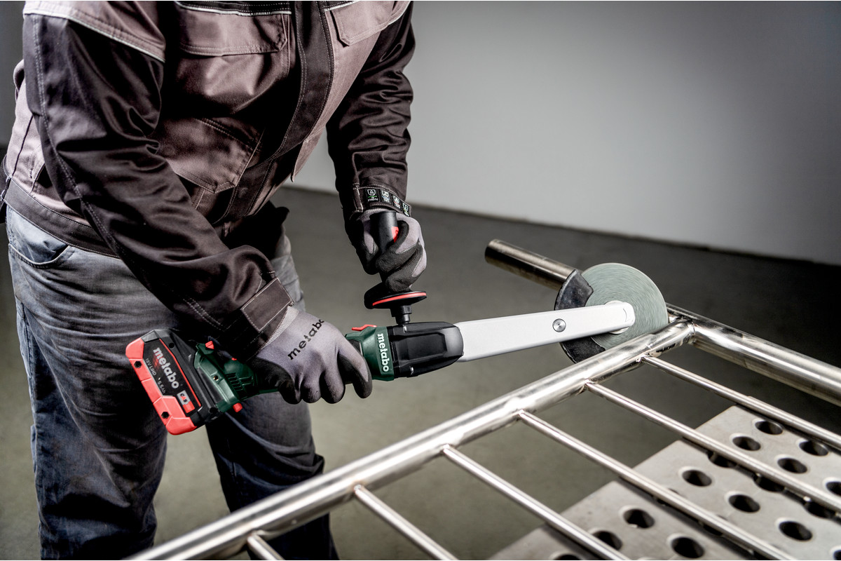 Metabo Meuleuse pour soudures d'angle à batterie KNSVB 18 LTX BL 150, 18 V (Solo), avec metaBOX 185 XL