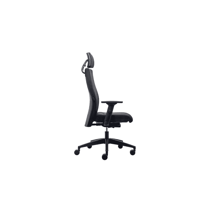 Chaise de bureau Interstuhl 179RS avec dossier haut et appui-tête, L x P x H 640 x 640 x 1340 mm