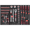 KRAFTWERK PRO LINE Werkstattwagen PT800 7 Schubladen 143-teilig, BxTxH 800 x 479 x 1000 mm