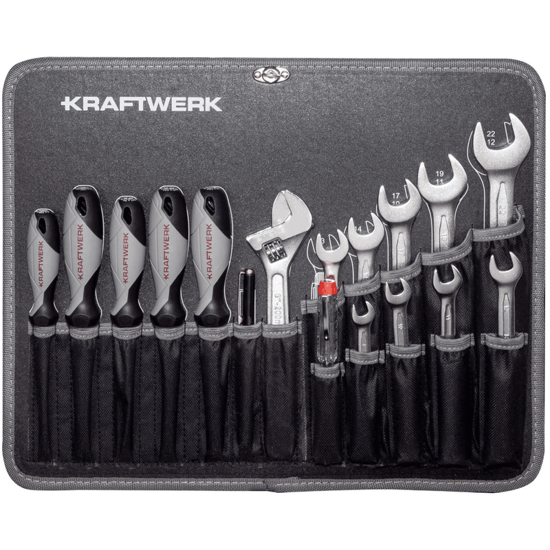 KRAFTWERK BASIC LINE Werkzeugkoffer B147, 3/8“ ohne Bohrschrauber mit Makita Einlage, 97-teilig