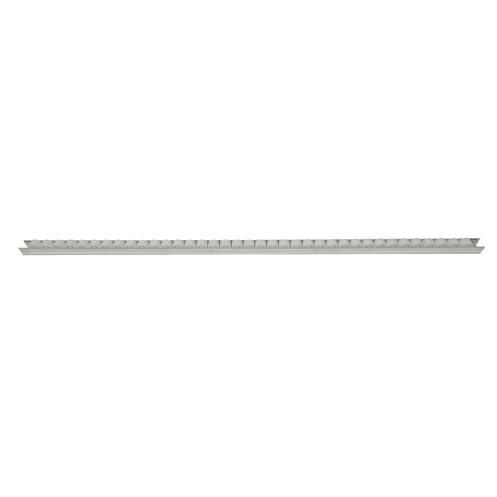 Röllchenleiste für Bereitstellregal 1300 mm, verzinkt