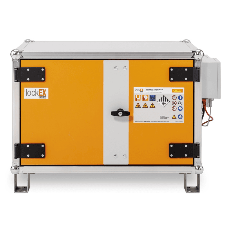 Cemo Armoire de stockage et de recharge de batteries 8/5 LockEX 2.0, pour le stockage et la recharge batteries au lithium