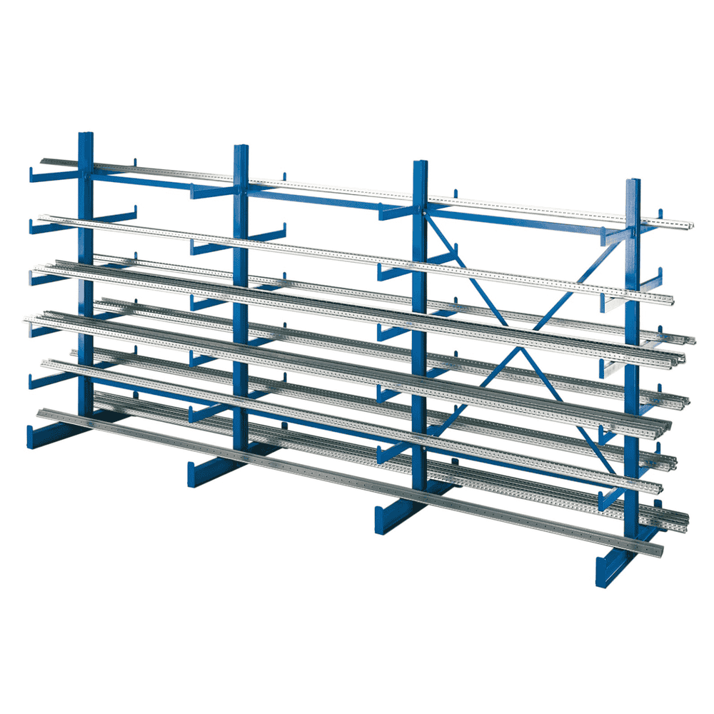 Schulte K-1000 Kragarmregal-Set, RAL 5010 enzianblau, in diversen Ausführungen