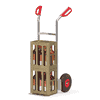 Fetra Alu-Stapelkarre, 150 kg Tragkraft, Höhe 1150 mm, Standardschaufel