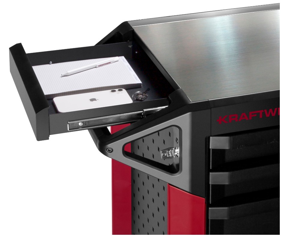 KRAFTWERK PRO LINE Werkstattwagen PT800 7 Schubladen PB, inklusiv Werkzeug,197-teilig