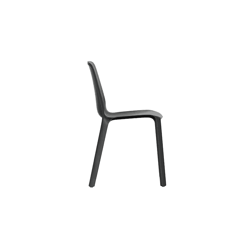 Chaise visiteur Interstuhl Mono en polypropylène, empilable, noire