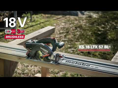 Metabo Akku-Handkreissäge KS 18 LTX 57 BL, 18 V in drei Ausführungen