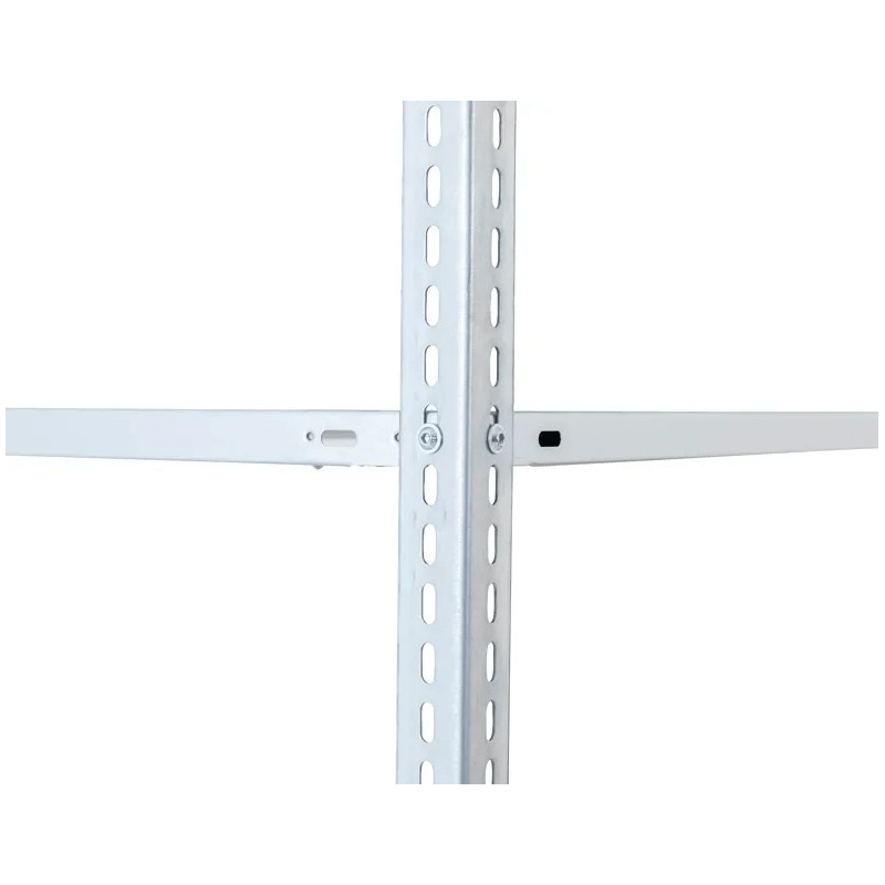 Schulte Rayonnage à tablettes MULTIplus150 avec renforts d'angle, utilisable des deux côtés, différents modèles disponibles