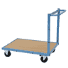 Bedrunka+Hirth Chariot de transport avec fond en bois, capacité de charge 300 kg, 900 x 620 x 860 mm