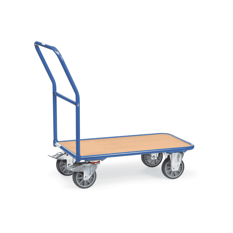 Chariot de transport avec freins sur les roues pivotantes | charge utile 400 kg | différentes tailles de plate-forme