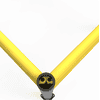 Flexibles Sicherheitsgeländer "Delta" mit 4 Balken