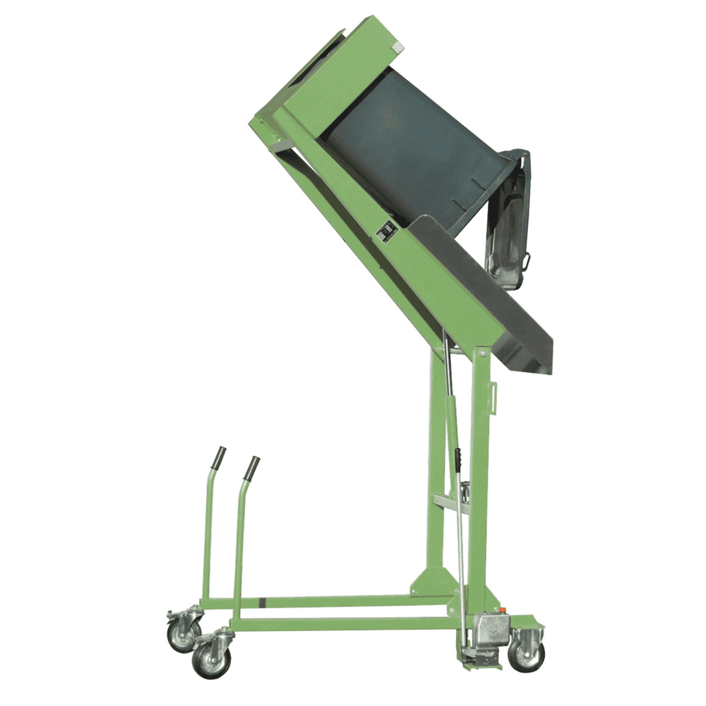 Mülltonnen-Kippwagen mit Handpumpe, in diversen Farben