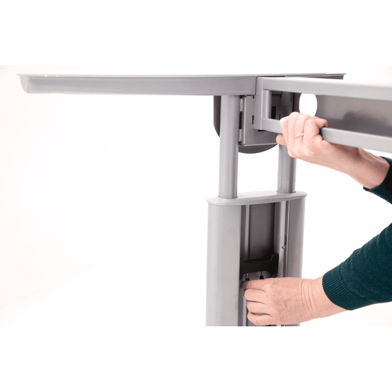 Table de bureau Glarus, réglable en hauteur mécaniquement, en divers modèles