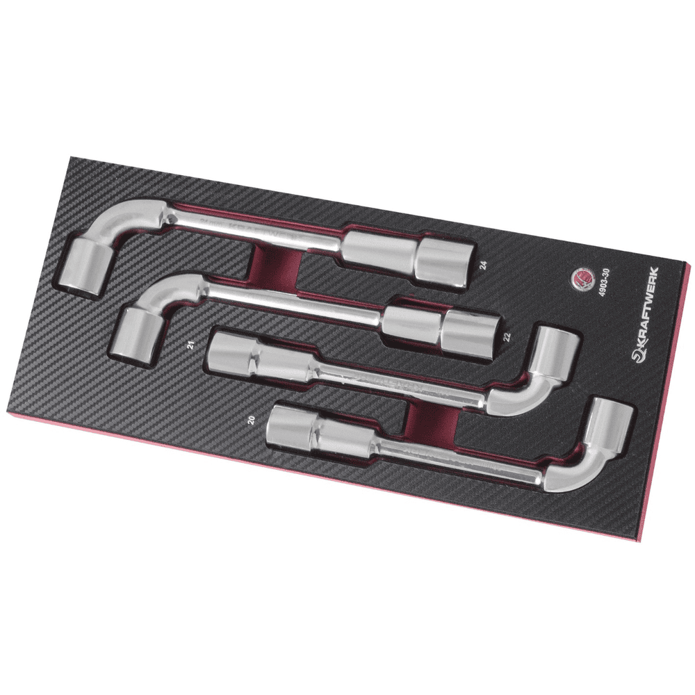 KRAFTWERK PRO LINE EVA3 Insert pour clé à pipe, 4 pièces