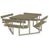 PLUS Twist Ensembles de mobilier de jardin, disponibles en plusieurs modèles