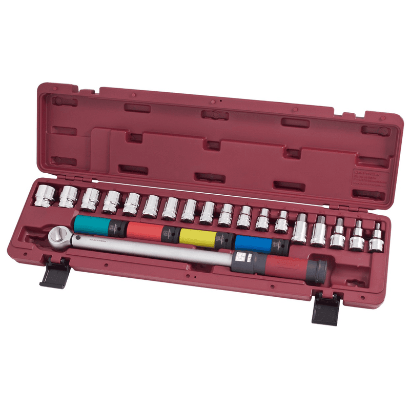 KRAFTWERK Drehmomentschlüssel-Satz 1/2" 40-200 Nm, LxBxH 169 x 620 x 65 mm