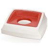 Couvercle en plastique, accessoire pour corbeille en plastique sans couvercle 50 l, en diverses couleurs