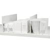 Schulte tôle de séparation enfichable autoportante pour tablettes MULTIplus85/150, gris clair RAL 7035