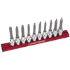 KRAFTWERK PRO LINE TX-Bit-Stecknuss-Satz MAGALU 1/2", 10-teilig, S2-Stahl, T10–T55 für Werkstatt und Montage