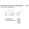 Metabo Befestigungsschrauben für Wendeplatten, 10 Stück