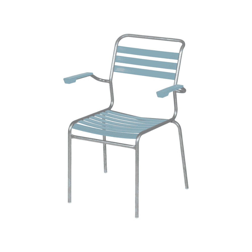 Schaffner Chaise de jardin Säntis, structure en tube d'acier, en diverses exécutions
