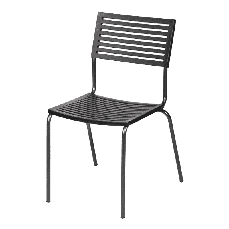 Schaffner Chaise de jardin LAMELLO sans accoudoirs, revêtement par poudre, disponible en plusieurs couleurs