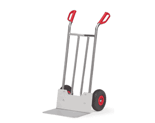 Fetra Alu-Sackkarre 150 kg Tragkraft, Höhe 1150 mm, extra breite Schaufel