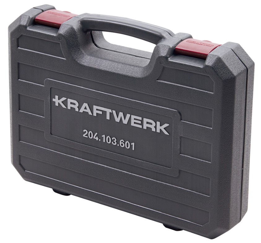 KRAFTWERK BASIC LINE Werkzeugkoffer, Steckschlüssel-Satz 1/4" + 1/2", inkl. Werkzeug, 105-teilig