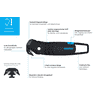 Martor Sicherheitsmesser SECUMAX 350, 6 mm Schnitttiefe, Soft-Grip