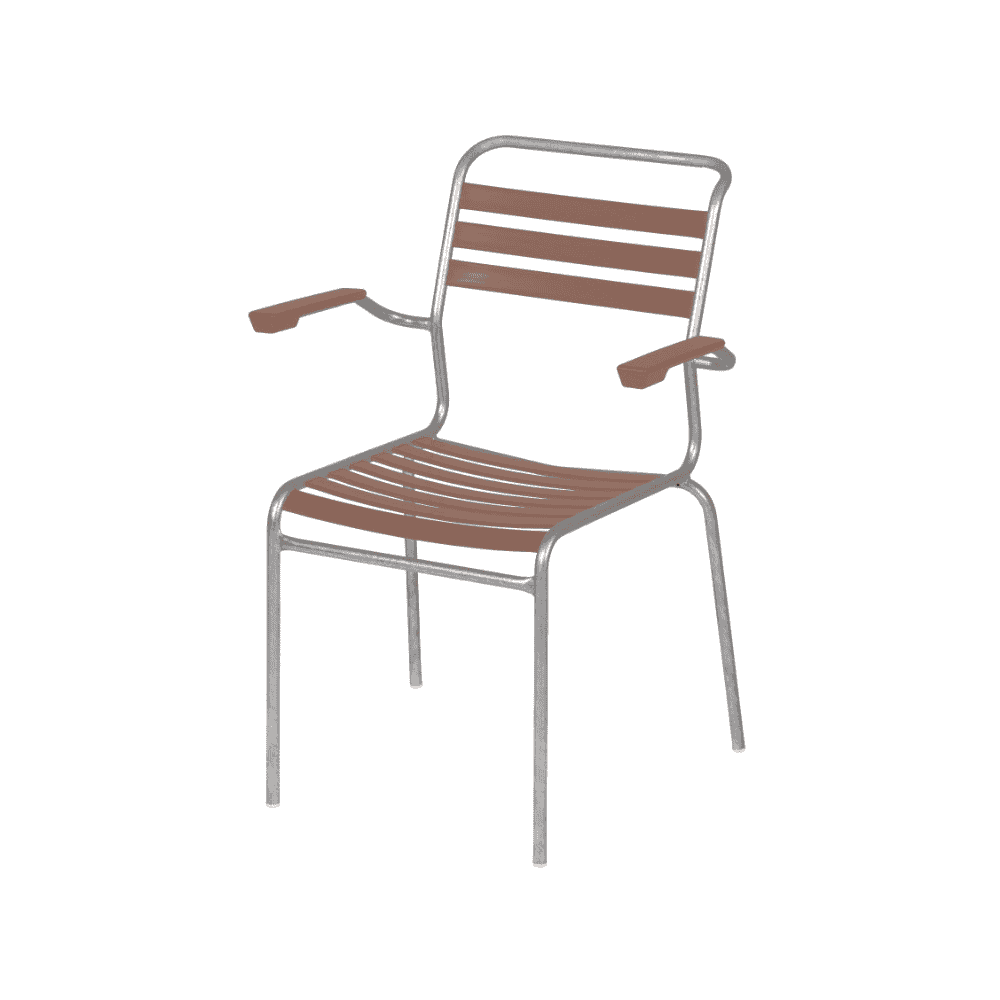 Schaffner Chaise de jardin Säntis, structure en tube d'acier, en diverses exécutions