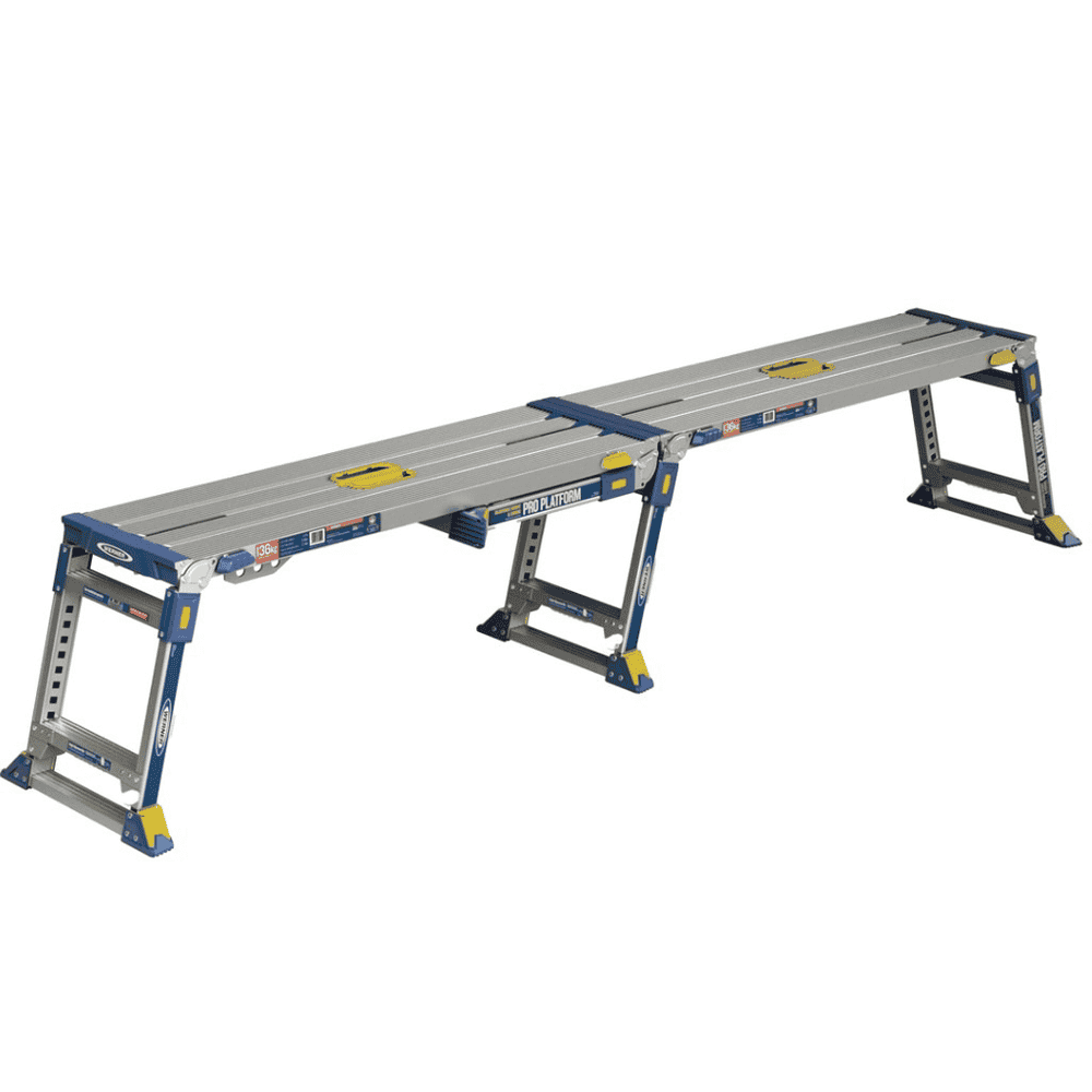 Pro Arbeitsplattform aus Aluminium, klappbar, Tragfähigkeit 150 kg