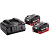 Metabo Basis-Set LiHD, 2 x 5.5 Ah und Schnellladegerät ASC 145