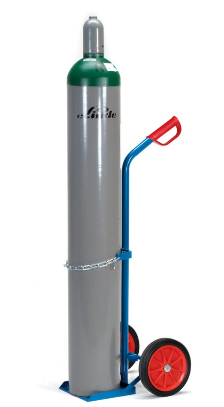 Fetra Stahlflaschenkarre für 1 Stahlflasche 20, 40 oder 50 Liter Inhalt, Ø 204-229 mm