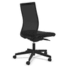 Chaise de bureau Synchron Intrata, dossier en résille, mécanisme synchrone, noir, réglable en hauteur