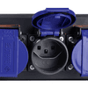Steffen Multiprise PROFESSIONAL, prises de courant T23, 16 A, GdV 3 x 2.5 mm², IP55, noir/bleu, différents versions