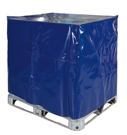 Couvercle étanche en PVC pour IBC, 1000 x 1200 x 1000 mm