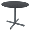 Schaffner Table de bistrot LUZERN en fibre de verre, ronde, rabattable, disponible en plusieurs versions