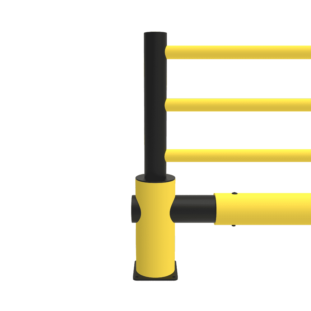 Verkehrsbarriere PLUS „Echo“, aus Polyethylen, Pfostenhöhe 1200 mm