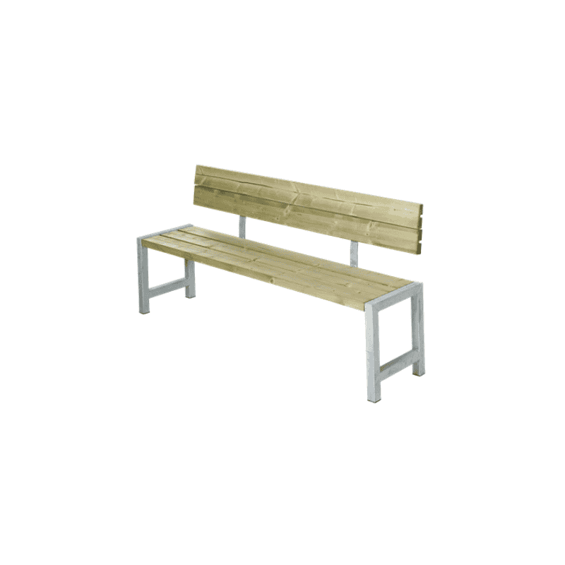 Planches-Banc de jardin quatre couleurs, avec ou sans dosserets
