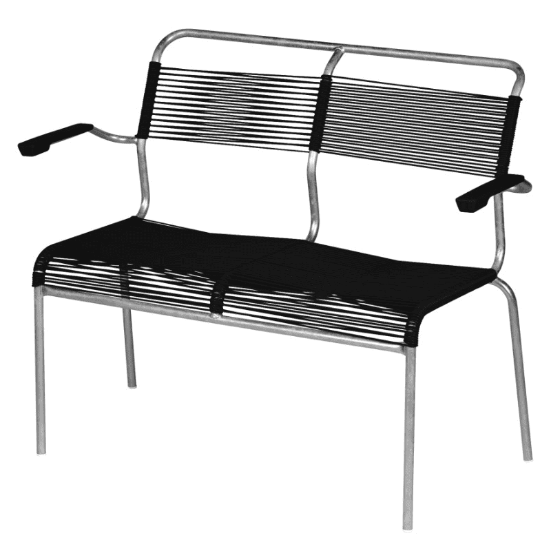Schaffner Spaghetti Banc 2 places SÄNTIS, en divers modèles