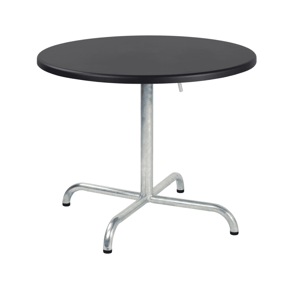 Schaffner Table de salon Davos, ronde, résistante aux intempéries et rabattable, en diverses exécutions