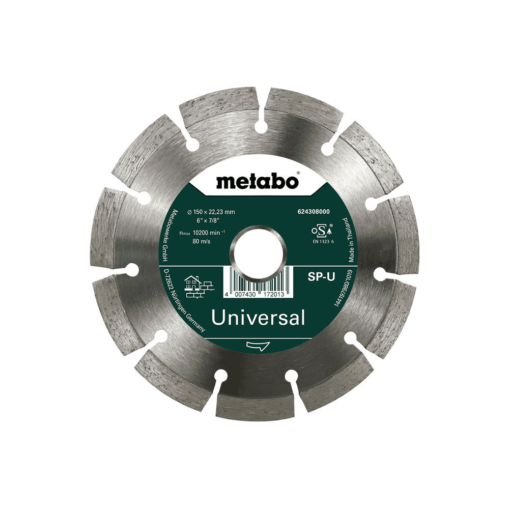 Metabo Diamanttrennscheibe "SP-U" Universal, 150 x 22,23 mm