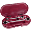 KRAFTWERK PRO LINE 8-in-2 umschaltbarer GearWrench-Satz, 2-teilig, verchromt