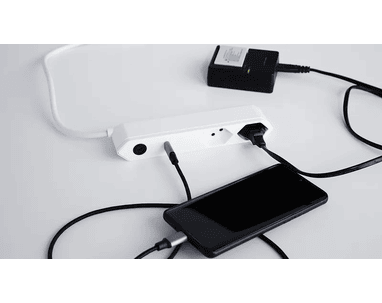 Steffen Steckdosenleiste IQ, 2 x T13 Steckdosen, 1 x USB-C PD (18W), 10 A, IP20, 1.5 m Kabel, in zwei Farben