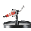 Pompe rotative avec sortie coudée DN 25 pour diesel, lubrifiants jusqu'à SAE 90